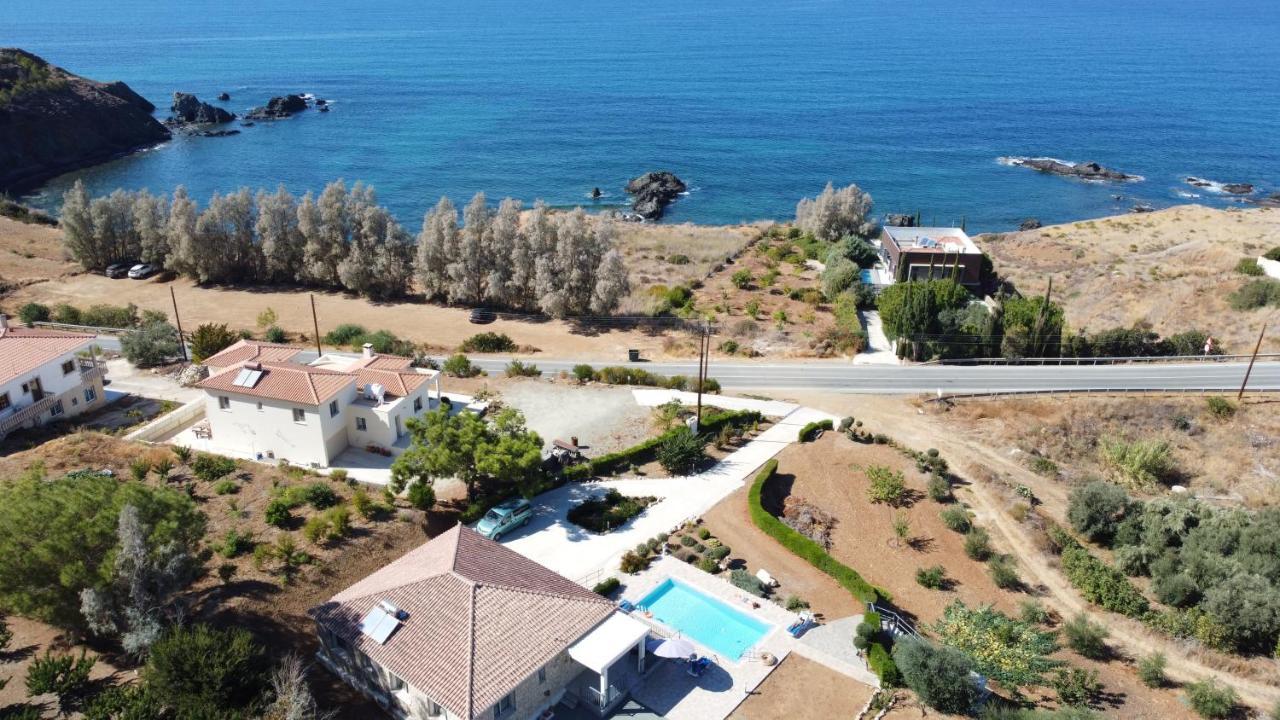 Pomos Idol Exceptional Beach Villa Bagian luar foto